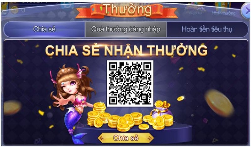 Chia sẻ mã QR để cùng nhau rinh về những túi xu khủng